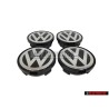 4x VW Original Zierkappe - 7D0601165 BXF