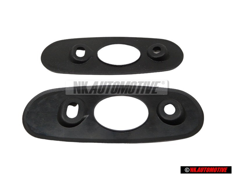 2x VW Original Unterlage satinschwarz - 535857543 01C
