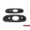 2x VW Original Unterlage satinschwarz - 535857543 01C