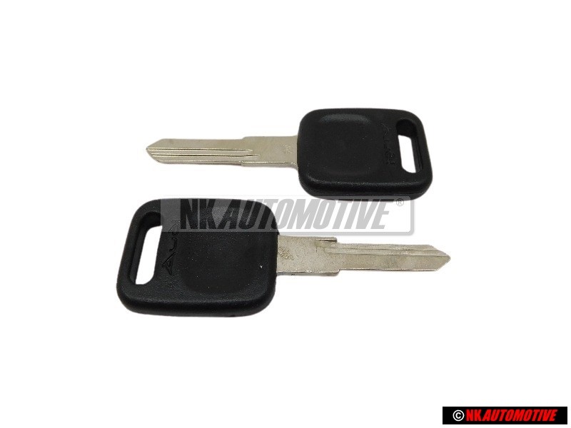 2x Audi Original Hauptschlüssel Rohling - 443837220C ROH