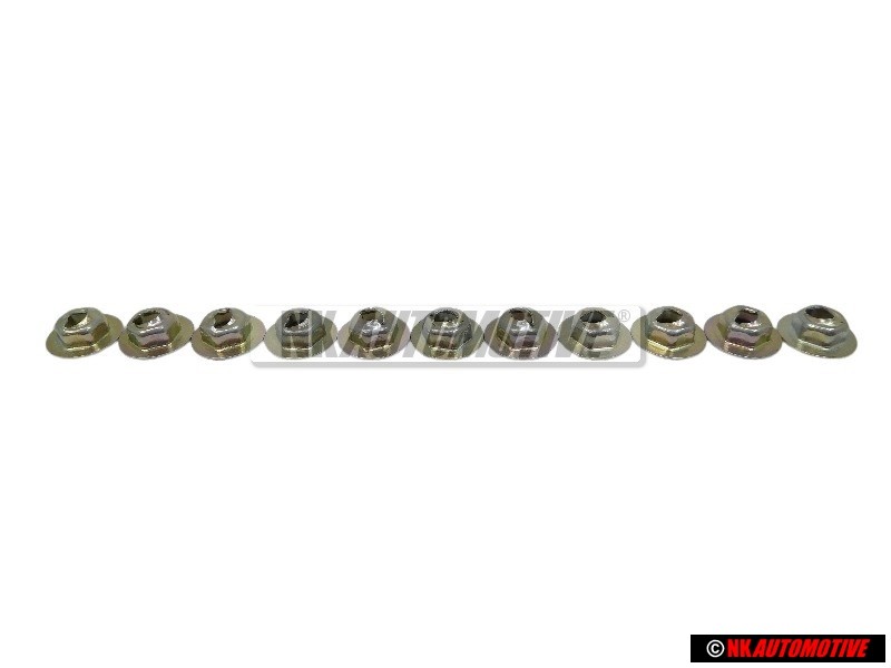 11x VW Original Schneidmutter - N 0386021