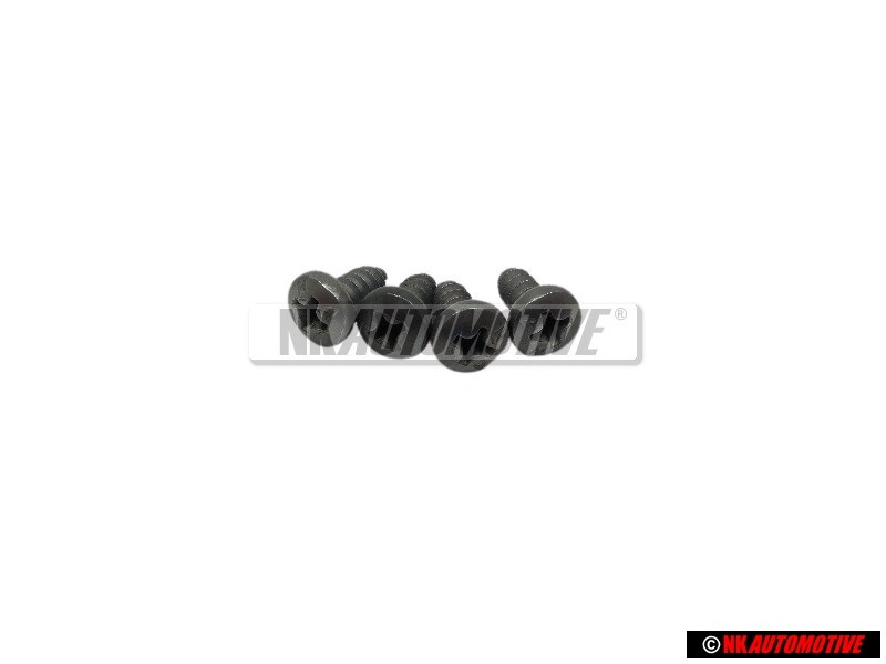 4x VW Original Linsenblechschraube - N 0139655