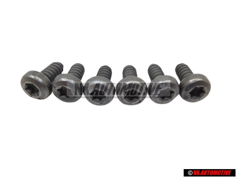 6x VW Original Linsenblechschraube - N 0139771