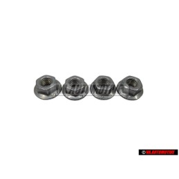 4x VW Original Bundmutter - N 10017304