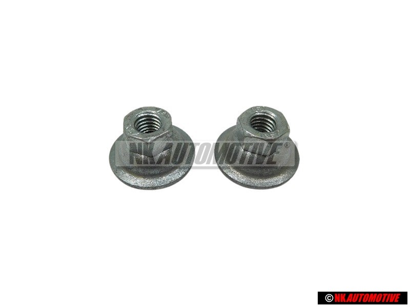 2x VW Original Sechskantmutter - 357837270