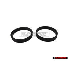 2x VW Original Unterlage Satinschwarz - 357837595 01C