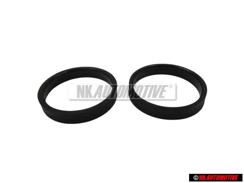 2x VW Original Unterlage Satinschwarz - 357837595 01C