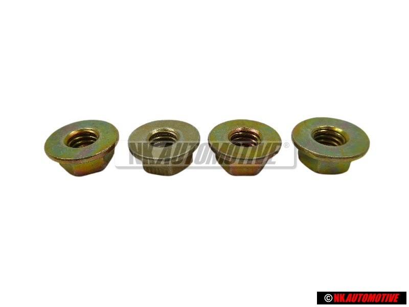 4x VW Original Sechskantmutter - N 0230026