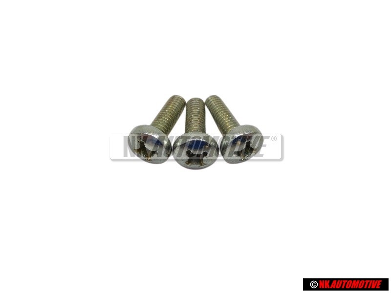 3x VW Original Linsenschraube - N 01414112