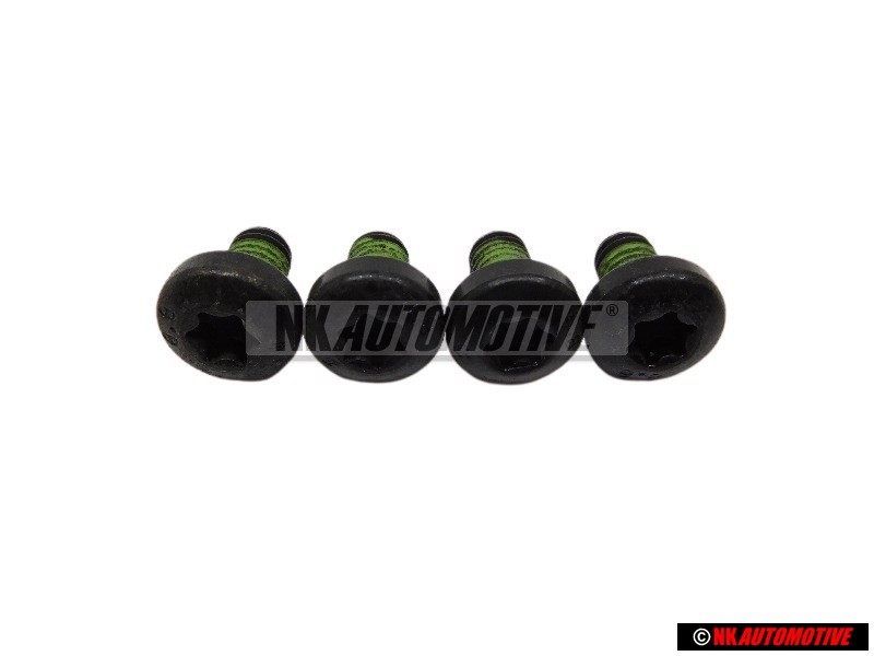 4x VW Original Flachkopfschraube - N 10170302