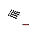 VW Original Knoepfe - 321898847A 01C