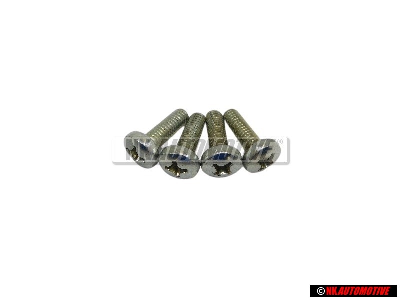 4x VW Original Linsenschraube - N 01414112