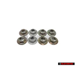 8x VW Original Mutter - N 0386011