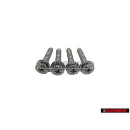 4x VW Original Linsenblechschraube (Kombi) - N 90312901