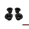 4x VW Original Lager Satinschwarz - 191881299 01C