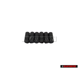 6x VW Original Klemmstift Satinschwarz - 171881500 01C