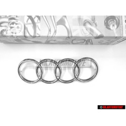 Audi Original Ringe Vorne Kühlergrill Emblem Logo Zeichen Chrom - 431853605A