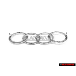 Audi Original Ringe Vorne Kühlergrill Emblem Logo Zeichen Chrom - 431853605A