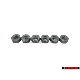 6x VW Original Mutter - N 01100636