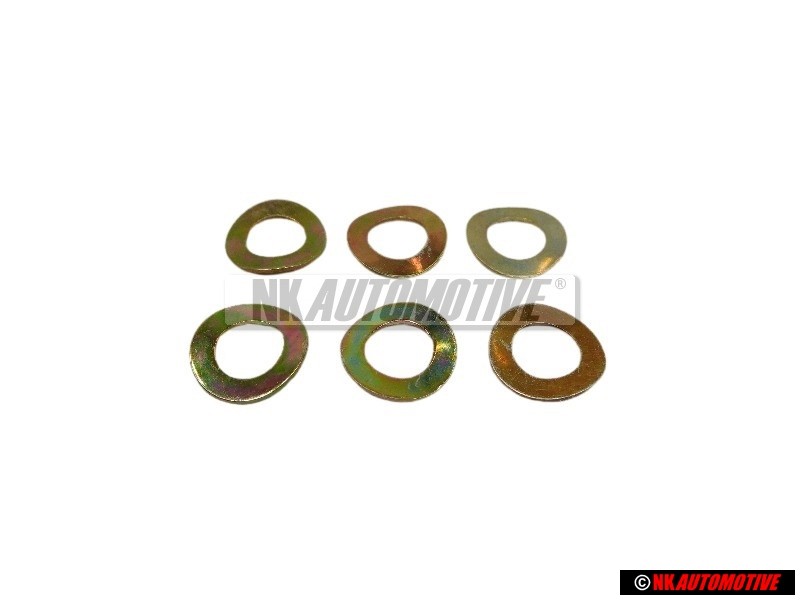 6x VW Original Scheibe - N 0122265
