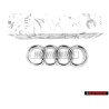 Audi Original Ringe Vorne Kühlergrill Emblem Logo Zeichen Chrom - 4D0853605