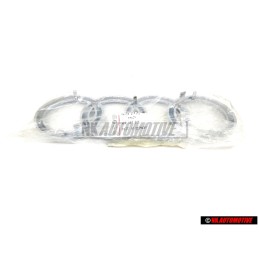 Audi Original Ringe Vorne Kühlergrill Emblem Logo Zeichen Chrom - 4D0853605