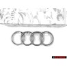 Audi Original Ringe Vorne Kühlergrill Emblem Logo Zeichen Chrom - 4D0853605A 2ZZ