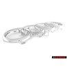 Audi Original Ringe Vorne Kühlergrill Emblem Logo Zeichen Chrom - 4D0853605A 2ZZ