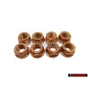 8x VW Original Sechskantbundmutter - N 90200201