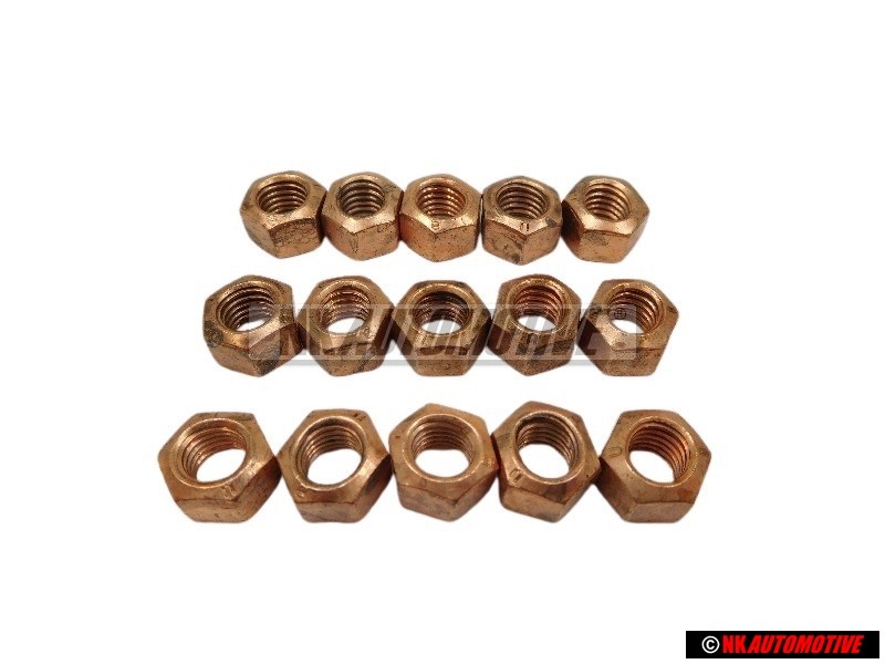 15x VW Original Mutter - N 90085001