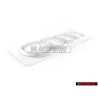 Audi Original Ringe Hinten Schriftzug Emblem Logo Zeichen Chrom - 4F0853742 2ZZ