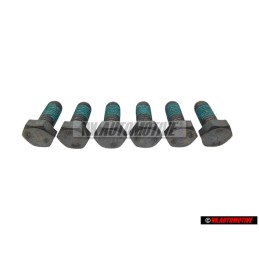 6x VW Original Schraube - N 01024041