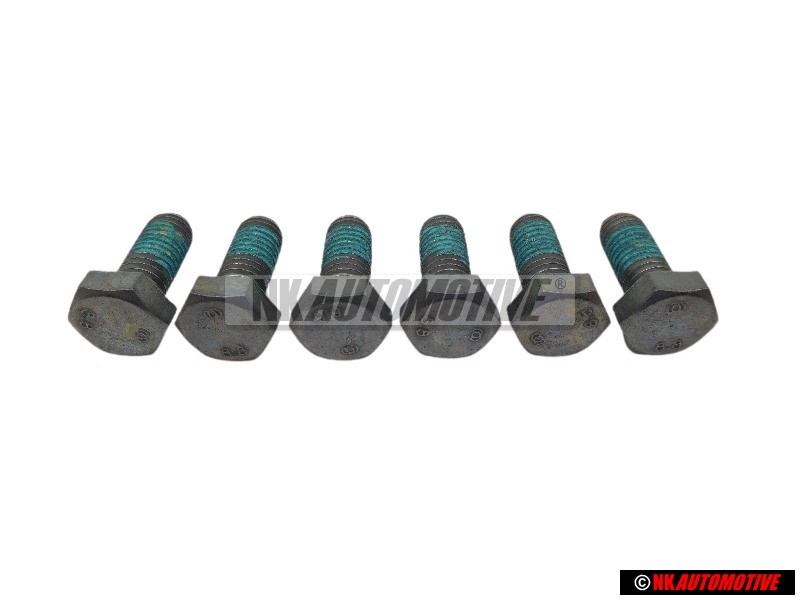 6x VW Original Schraube - N 01024041