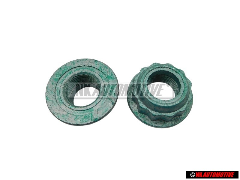 2x VW Original Zwölfkantbundmutter - N 90587602