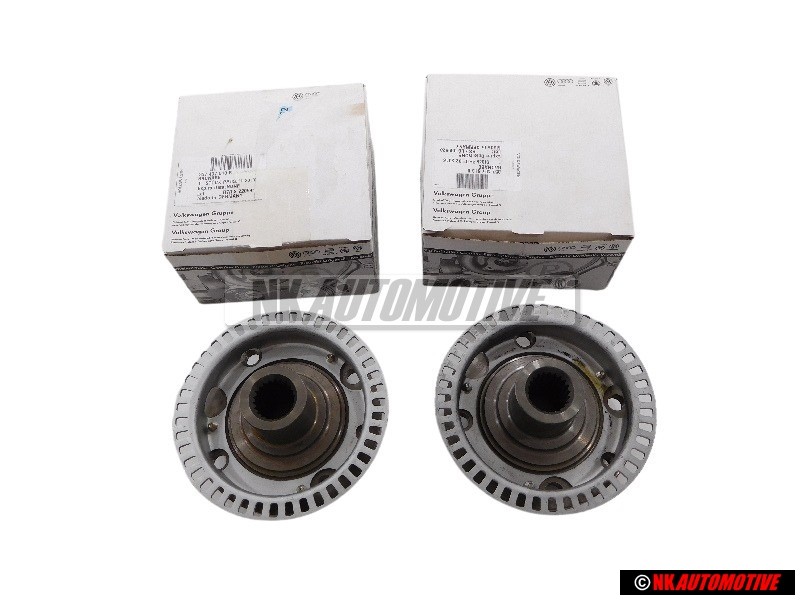 2x VW Original Radnabe Mit Rotor - 357407613B