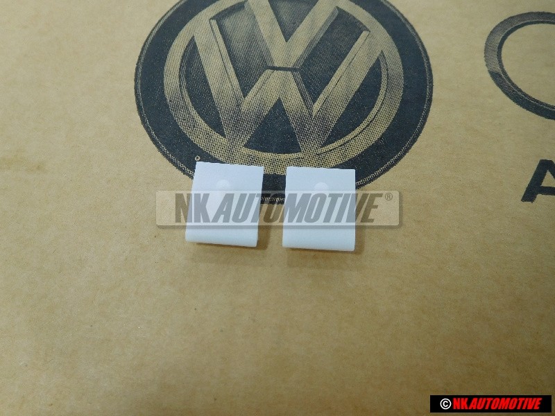 2x VW Original Clip Ralleyschwarz - 535853832A 03C