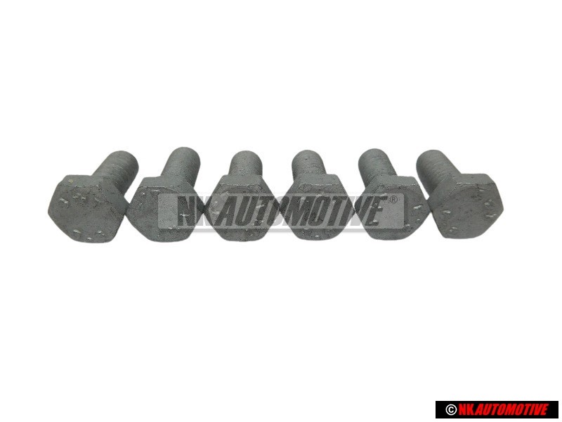 6x VW Original Sechskantschraube - N 01021527
