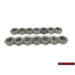 14x VW Original Mutter - N 01100840