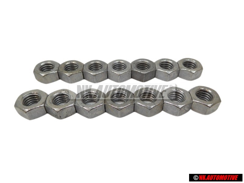 14x VW Original Mutter - N 01100840