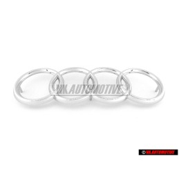 Audi Original Ringe Vorne Kühlergrill Emblem Logo Zeichen Chrom - 811853601