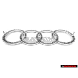 Audi Original Ringe Vorne Kühlergrill Emblem Logo Zeichen Chrom - 811853601