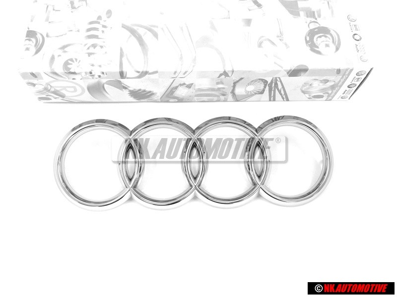 Audi Original Ringe Vorne Kühlergrill Emblem Logo Zeichen Chrom - 811853605A