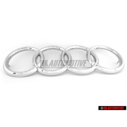 Audi Original Ringe Vorne Kühlergrill Emblem Logo Zeichen Chrom - 811853605A