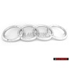 Audi Original Ringe Vorne Kühlergrill Emblem Logo Zeichen Chrom - 811853605A