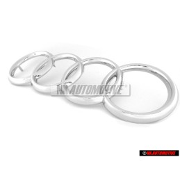 Audi Original Ringe Vorne Kühlergrill Emblem Logo Zeichen Chrom - 811853605A