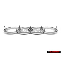 Audi Original Ringe Vorne Kühlergrill Emblem Logo Zeichen Chrom - 811853605A