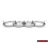 Audi Original Ringe Vorne Kühlergrill Emblem Logo Zeichen Chrom - 811853605A