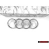 Audi Original Ringe Vorne Kühlergrill Emblem Logo Zeichen Chrom - 893853605