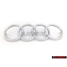 Audi Original Ringe Vorne Kühlergrill Emblem Logo Zeichen Chrom - 893853605