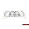 Audi Original Ringe Vorne Kühlergrill Emblem Logo Zeichen Chrom - 893853605
